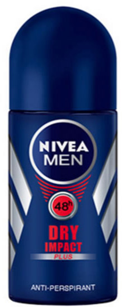 Dezodorant Nivea Men Dry Impact Roll On 50 ml (4005808729081) - obraz 1