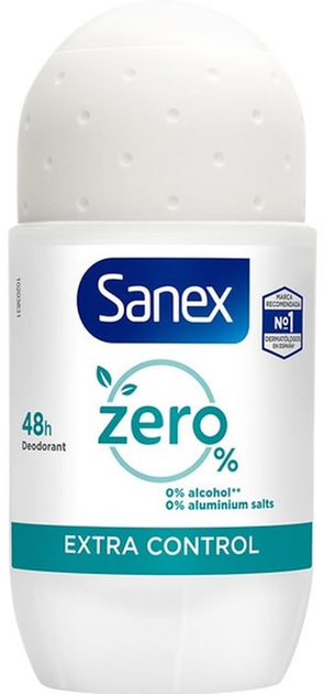 Dezodorant Sanex Zero Extra Control Roll On 50 ml (8718951463554) - obraz 1