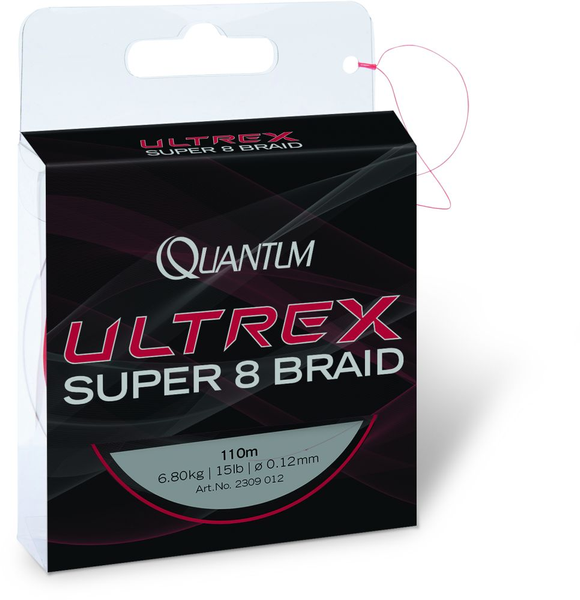 Шнур Quantum Ultrex Super 8 Braid, 0,17 мм, 110 м, 10кг (2309017) - зображення 6