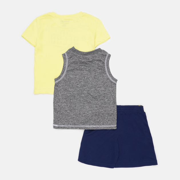 Детский летний комплект (футболка + майка + шорты) для мальчика Reebok C9002RB2 92 см Neon Yellow (196096369838) - изображение 2