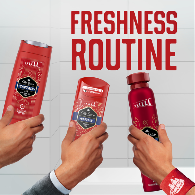 Dezodorant w sztyfcie Old Spice Captain 85 ml (8006540319574) - obraz 3