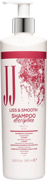 Шампунь для гладкості неслухняного волосся JJ's LISS & SMOOTH 350 мл - Фото 1 Шампунь для гладкості неслухняного волосся JJ's LISS & SMOOTH 350 мл - изображение 1