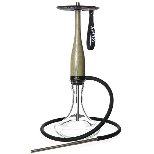 Кальян Tiaga Hookah Бита Khaki на колбе Craft Clear 70 см - Фото 1 Кальян Tiaga Hookah Бита Khaki на колбе Craft Clear 70 см - изображение 1