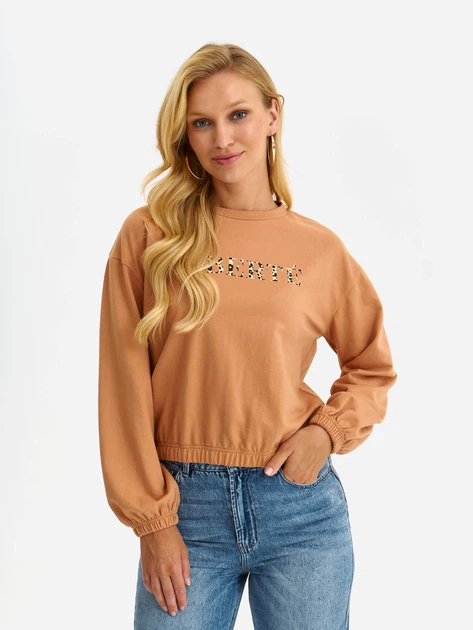 Свитшот женский Top Secret SBL1246BE 34 Бежевый (5903411528727) – в ...