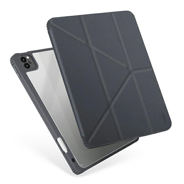 Książka Uniq Moven do Apple iPad 10.2" 2021/2020/2019 Charcoal Grey (8886463676455) - obraz 2