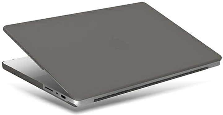 Etui na laptopa Uniq Claro do Apple MacBook Pro 14" 2021 Smoke Matt Grey (8886463679746) - obraz 1