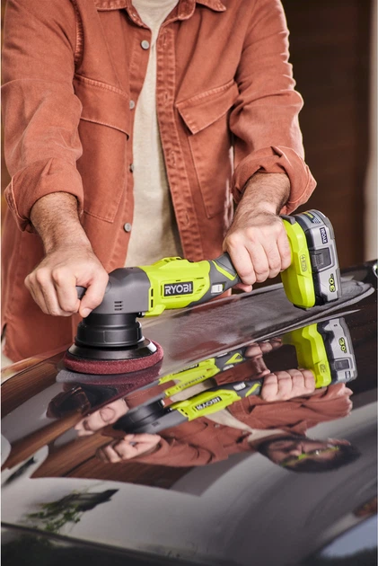 Машина полірувальна RYOBI R18P-0 акумуляторна ONE+ 18В 125 мм solo (5133004845) - зображення 3