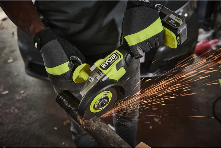 Шліфмашина кутова RYOBI RAG18X-0 акумуляторна ONE+ НР безщіткова