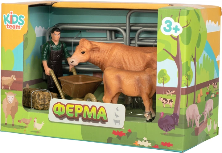Набор игрушек Kids Team Ферма 3 шт (Q9899-X10_1) - Фото 3 Набор игрушек Kids Team Ферма 3 шт (Q9899-X10_1) - изображение 3