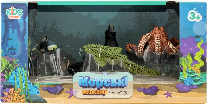Набор игрушек Kids Team Морские обитатели 4 шт (Q9899-P26_2) - Фото 2 Набор игрушек Kids Team Морские обитатели 4 шт (Q9899-P26_2) - изображение 2