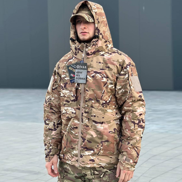Мужская зимняя Куртка с подкладкой Omni-Heat до - 35 °C / Парка с мембраной Gore-Tex мультикам размер 2XL - изображение 1