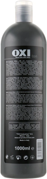 Активатор OXItone 1.5% - Tico Professional Ticolor Hot MEN 1000ml (407083-45485) - изображение 2