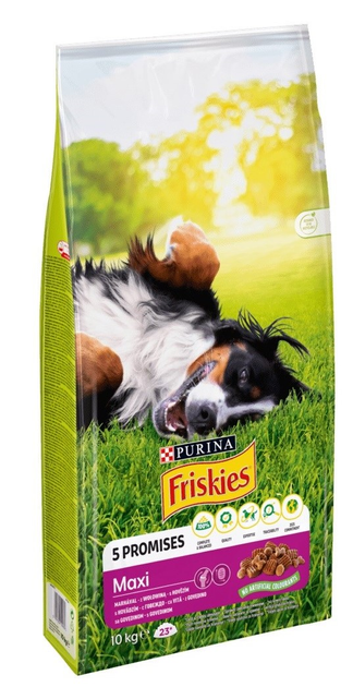 Sucha karma dla psów Purina Friskies Maxi Dog wołowina 10 kg (5997204509857) - obraz 1