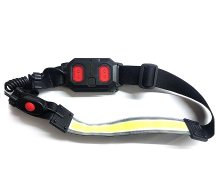 Велосипедный фонарик налобный XQ-T1C 26LED USB черный - изображение 2