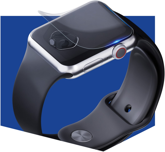 Захисна плівка 3MK Watch Protection для екрану смарт-годинників Apple Watch 8 45 mm 3 шт. (5903108491006) - зображення 4