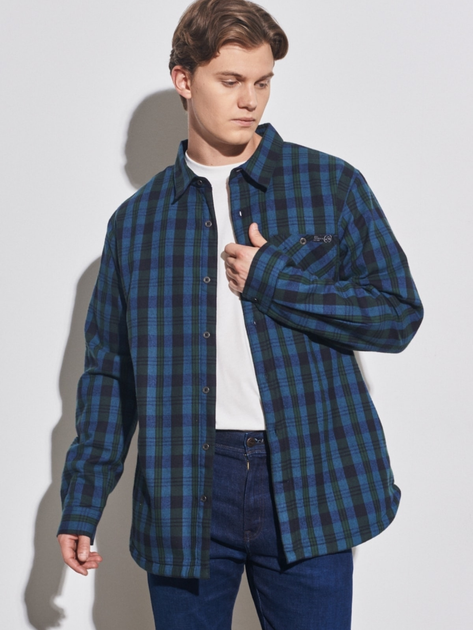 Рубашка мужская Wrangler W222542 XL Синяя (8682344441699) – в интернет ...