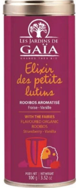 Акція на Чай органічний Les Jardins de Gaїa з ароматом полуниці та ванілі 100 г від Rozetka