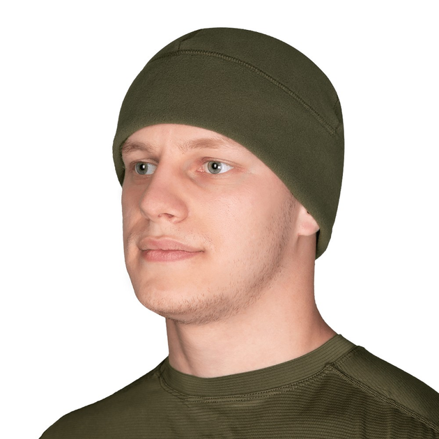 Флісова зимова шапка тактична Camotec Beanie 2.0 Himatec Pro Олива M - зображення 2