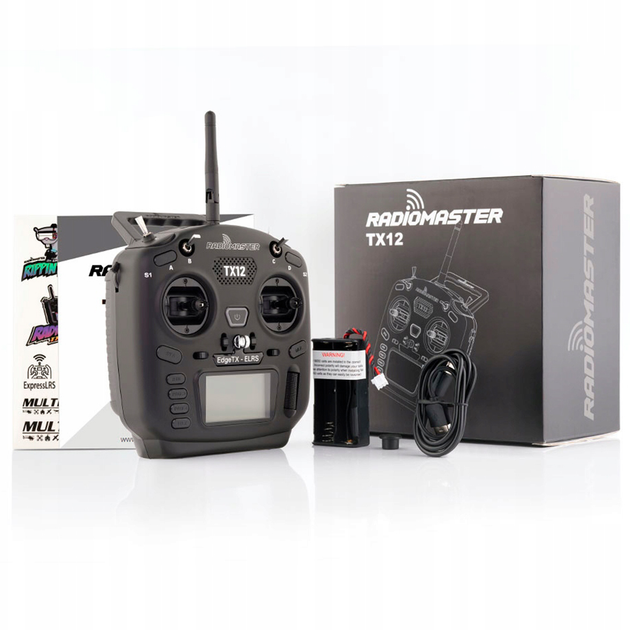 Радиоконтроллер Radiomaster TX12 Mark II для FPV дрона Черный (1012-983 ...