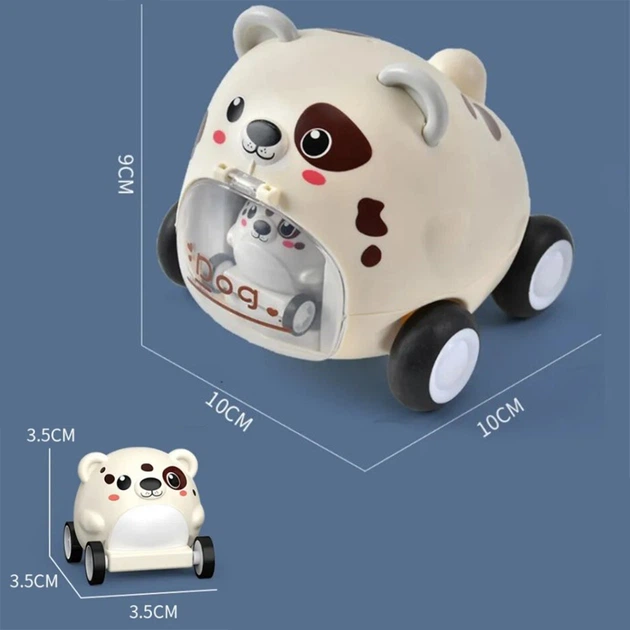 Машинка BauTech дитяча інерційна катапульта Dog & Puppy