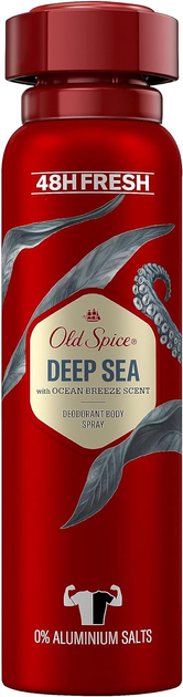 Dezodorant Old Spice Deep Sea Deodorant Spray 150 ml (8001841282473) - obraz 1