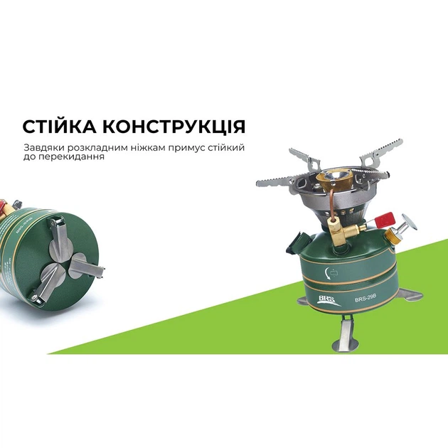 Рідкопаливний пальник примус BRS-29B (BRS-29B) - изображение 15