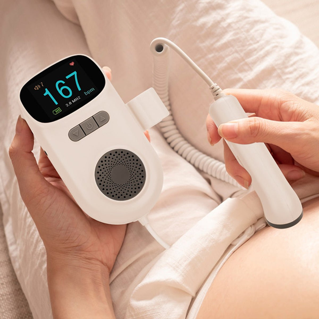 Доплер фетальный ультразвуковой монитор для беременных цветной дисплей FDK-201 - изображение 2