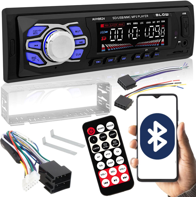 Автомагнітола Blow AVH-8624 (5900804088271) - зображення 4