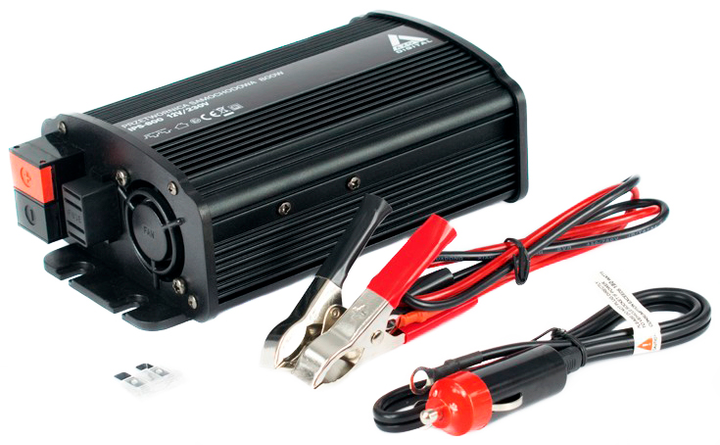 Автомобільний інвертор AZO Digital IPS-800U 800W з модифікованою синусоїдою 12-230V DC-AC (5905279203716) - зображення 2