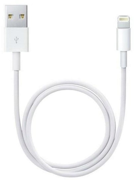 Kabel Apple do iPhone 5/SE/6/6 Plus/7/7 Plus/8/8 Plus/X/Xs/Xs Max/Xr 0.5 m (885909707973) - obraz 1