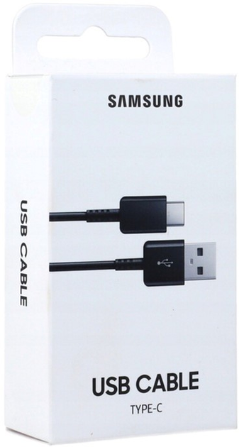 Kabel Samsung USB Type-A - USB Type-C 1.5 m czarny (8806088938141) - obraz 1