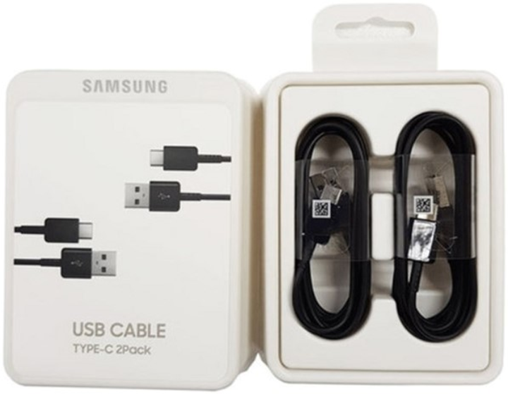 Kabel Samsung USB - USB Type-C 1.5 m czarny 2 szt. (8806088957920) - obraz 1