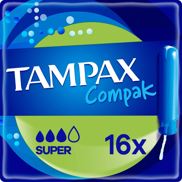 Tampony Tampax Compak Super Tampons with Applicator 16 szt (4015400219743) - obraz 3