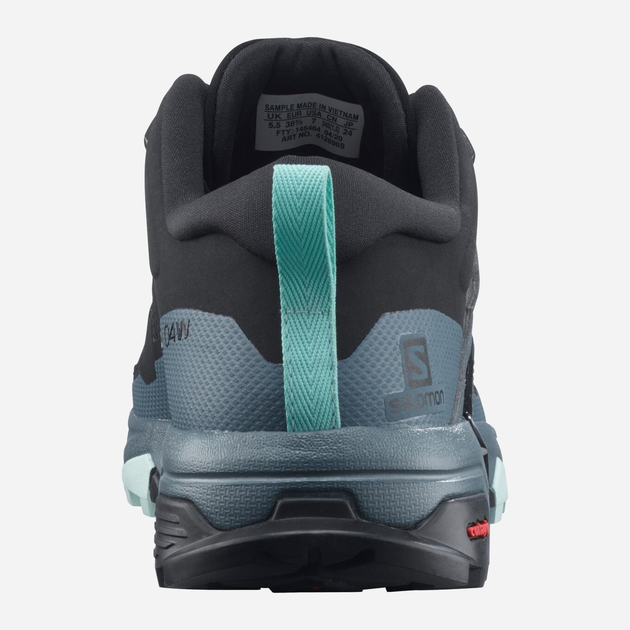 Buty trekkingowe damskie z membraną Salomon X ULTRA 4 GTX W 412896 39.5 (7.5US) 24.5 cm Czarne (193128533786) - obraz 4