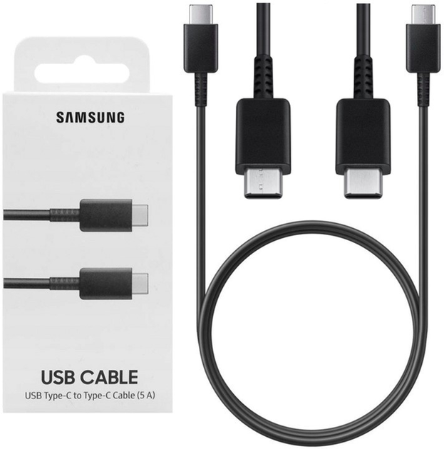 Кабель Samsung USB Type-C - USB Type-C быстрая зарядка 1 м Black ...