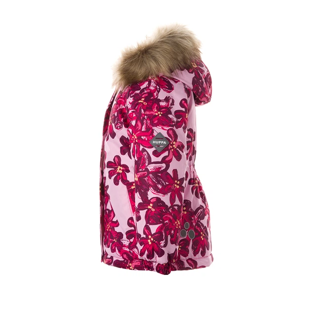 Куртка зимняя HUPPA ALONDRA 18420030-14413 розовый с принтом 128 см (4741632030305) - изображение 6