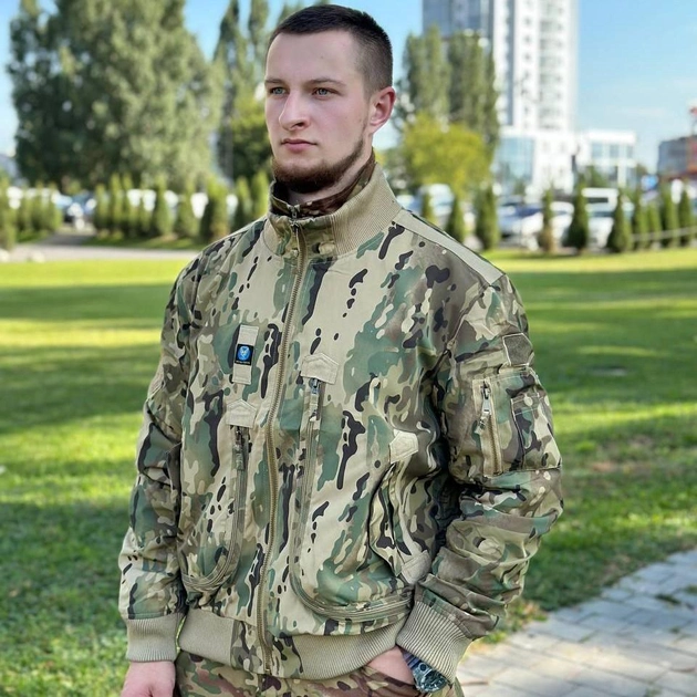 Мужская водонепроницаемая Куртка с системой Вентиляции / Стильный Бомбер мультикам размер XL - изображение 1