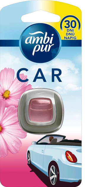 Ароматизатор для автомобіля Ambi Pur Car Flowers & Spring 1 шт (4015600900014) - зображення 1