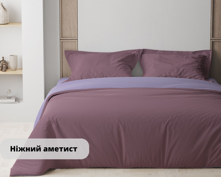 Акція на Комплект постільної білизни ТЕП Happy Sleep Полуторний 215 x 150 см Ніжний аметист Ранфорс від Rozetka