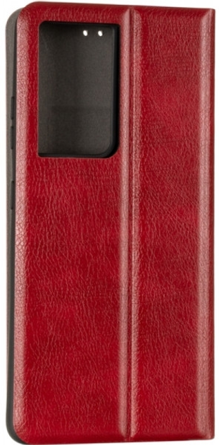 Etui z klapką Beline Leather Book do Samsung Galaxy S21 Ultra Red (5903919064642) - obraz 1