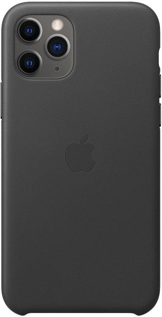 Etui plecki Beline Leather Case do Apple iPhone 11 Pro Black (5903919069593) - obraz 1