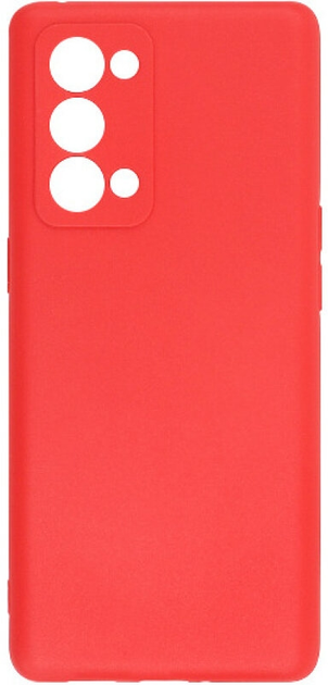 Etui plecki Beline Silicone do Oppo Reno 6 5G Red (5905359815457) - obraz 1