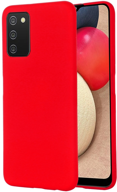 Etui plecki Beline Silicone do Samsung Galaxy A03s Red (5903919069180) - obraz 2