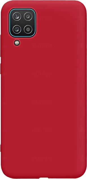 Etui plecki Beline Silicone do Samsung Galaxy A12/M12 Red (5903919064499) - obraz 1