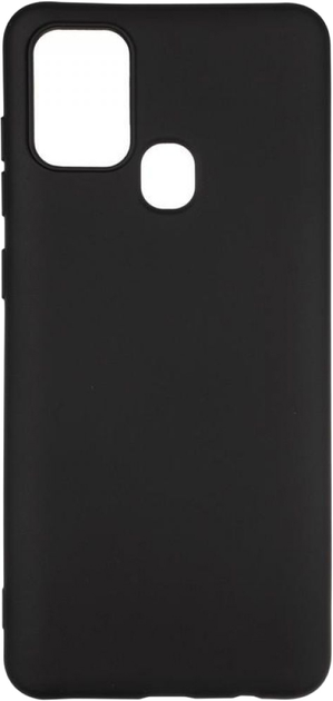 Etui plecki Beline Silicone do Samsung Galaxy A21s Black (5903657574205) - obraz 1