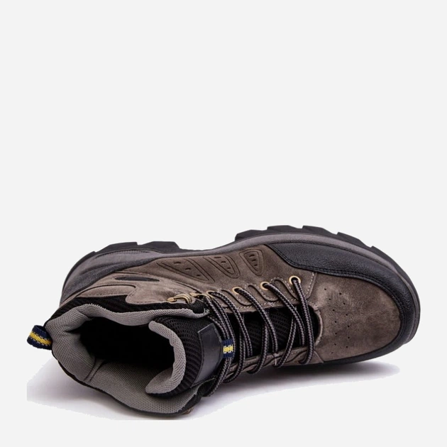 Buty trekkingowe męskie wysokie Fontanoe 41 Ciemnobrązowe (5905677969276) - obraz 3