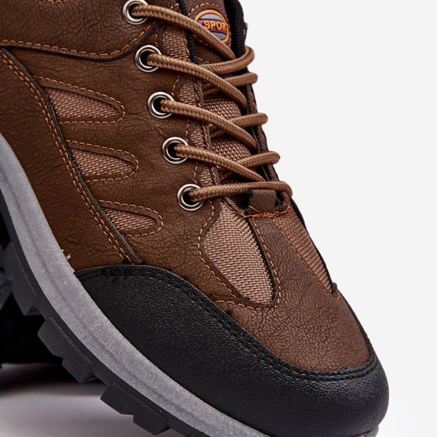 Buty trekkingowe męskie krótkie Alveze 40 Brązowe (5905677968842) - obraz 4
