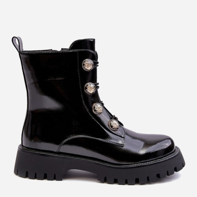 Жіночі зимові черевики високі S.Barski D&A MR870-51 37 Чорні (5905677950144) - зображення 1