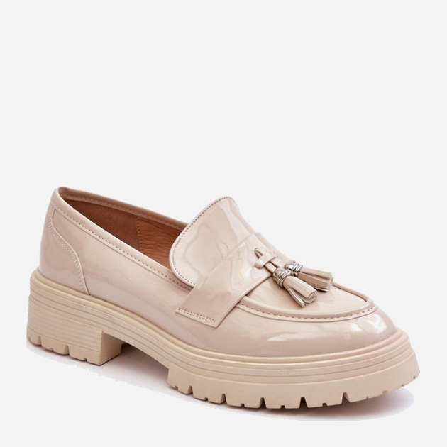 Loafersy damskie Velenase 38 Jasnobeżowe (5905677955736) - obraz 2