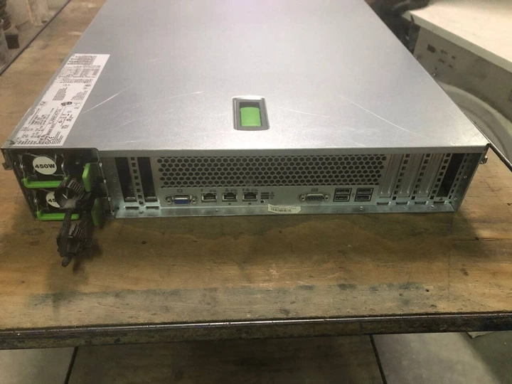 Сервер Fujitsu Primergy RX300 S7 2U Rack / 2x Intel Xeon E5-2630L (6 (12) ядер по 2.0 - 2.5 GHz) / 32 GB DDR3 / 2x 450 GB SAS / iRMC S3 Graphics / Два блока питания 450W б/у - изображение 2